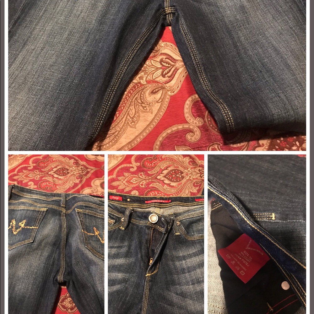 Women flare leg jeans